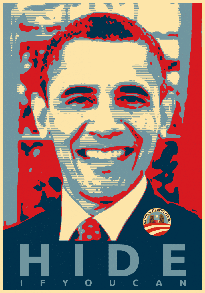 Obama Hide Poster - Hide if you can