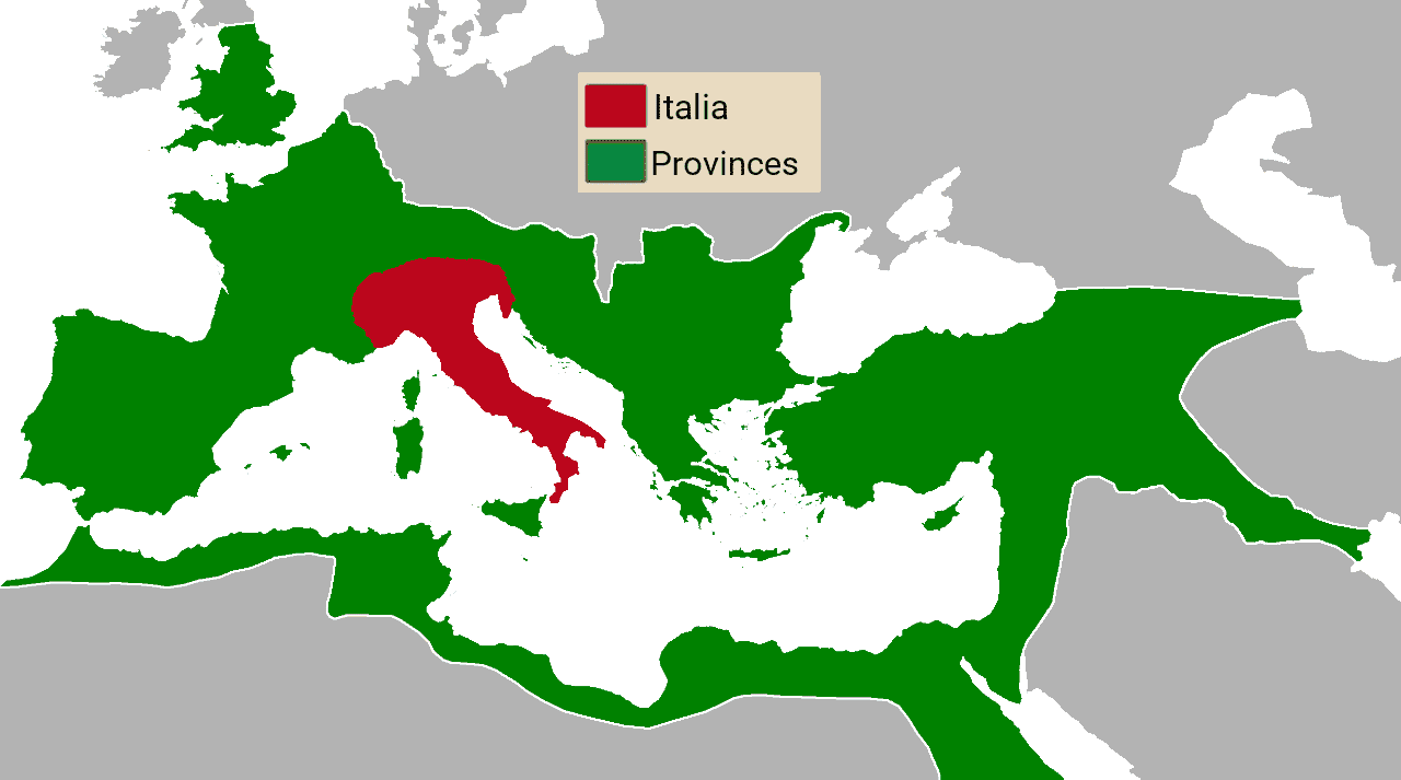 Provincia Italia nell'Impero Romano